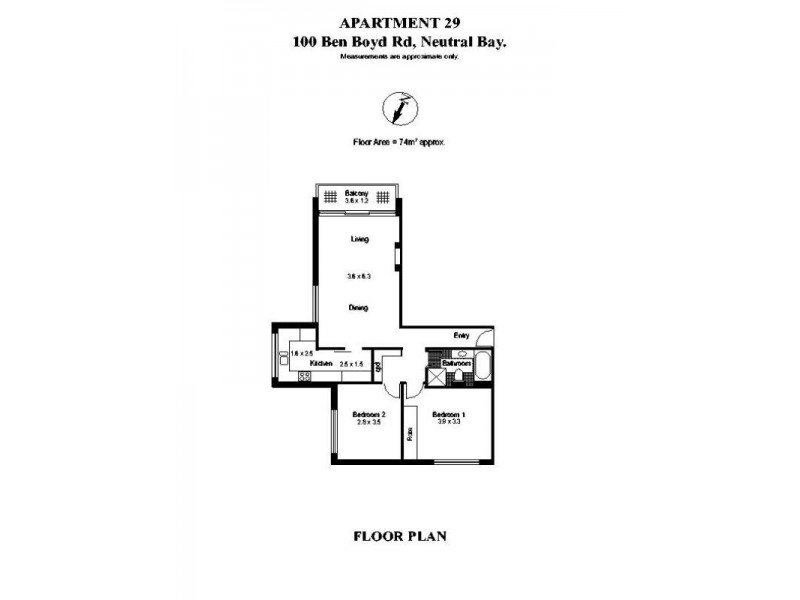 29/100 Ben Boyd Road, Neutral Bay NSW 2089