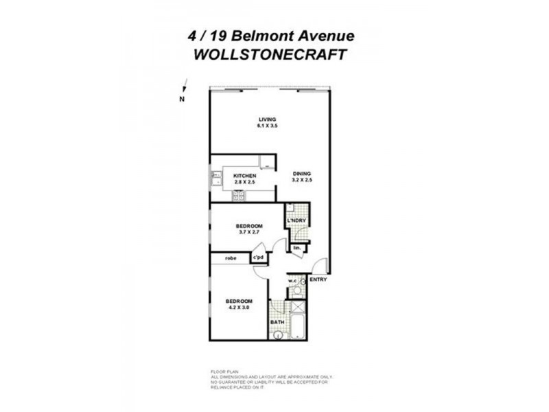 4/19 Belmont Avenue, Wollstonecraft NSW 2065