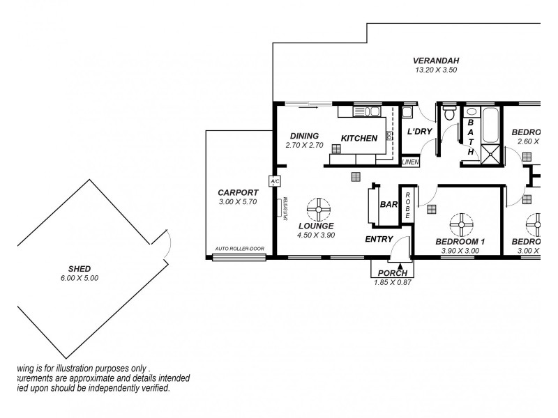 4 Wakefield Crescent, Redwood Park SA 5097 Floorplan