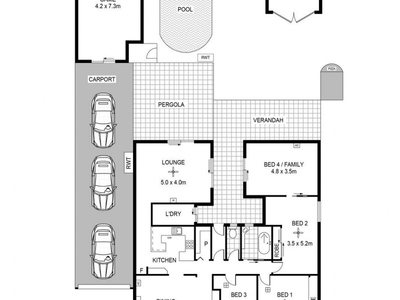 15 Rosedale Avenue, Blair Athol SA 5084 Floorplan