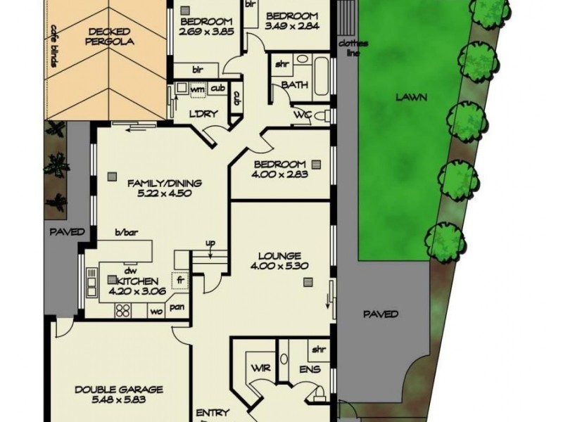 4/4 Gilmore Court, Golden Grove SA 5125 Floorplan