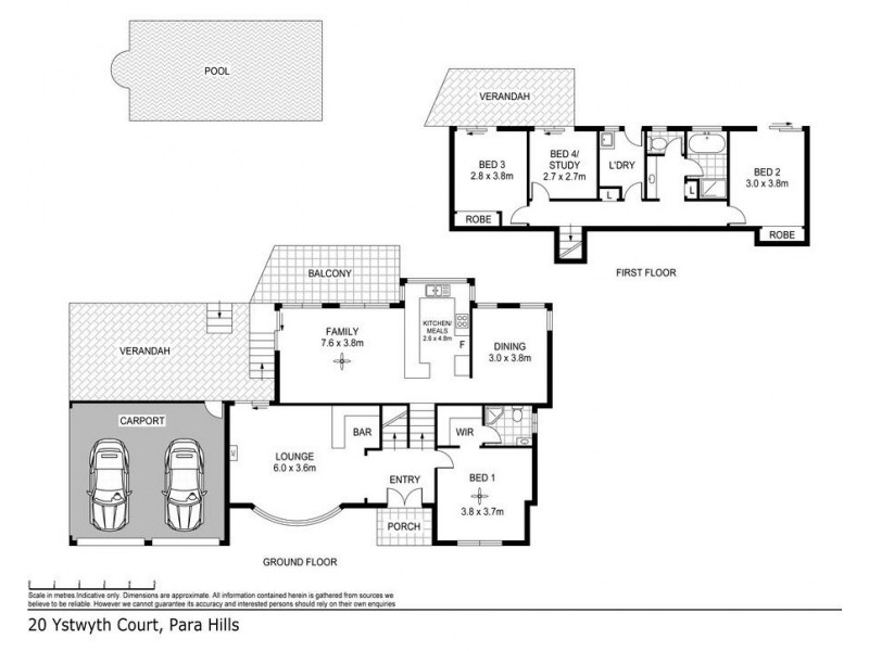 20 Ystwyth Court, Modbury Heights SA 5092 Floorplan