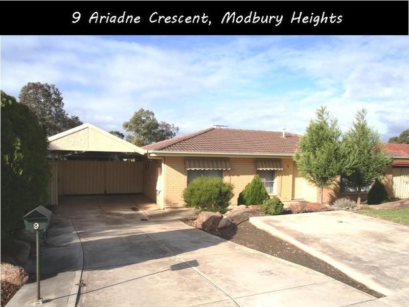 9 Ariadne Crescent, Modbury Heights SA 5092