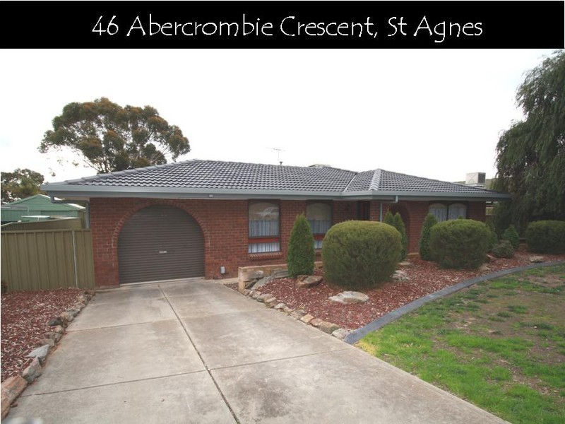 46 Abercrombie Crescent, St Agnes SA 5097