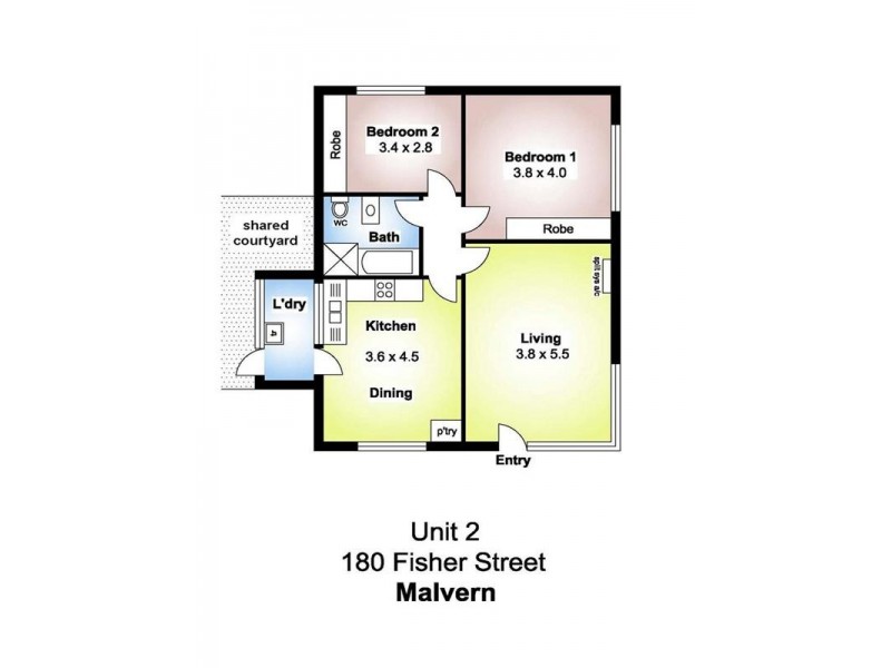 2/180 Fisher Street, Malvern SA 5061