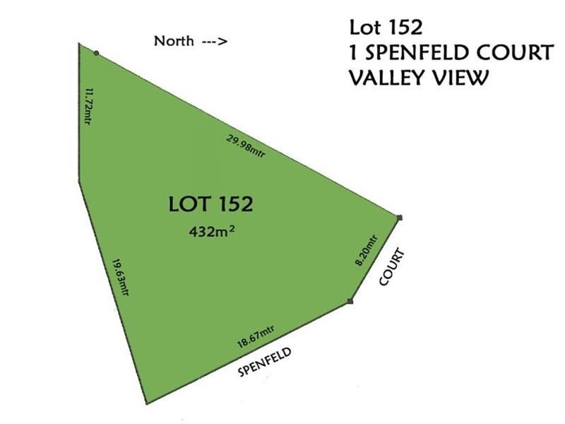 Lot 152 1 Spenfeld Court, Valley View SA 5093