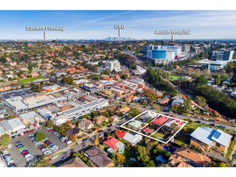 102, 104, 106 Hawdon Street, Heidelberg VIC 3084