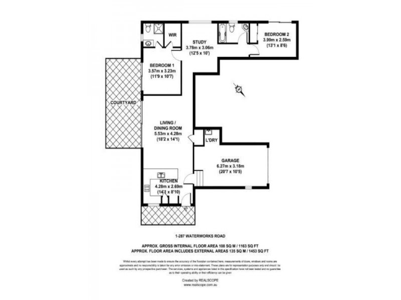1/287 Waterworks Road, Ashgrove QLD 4060