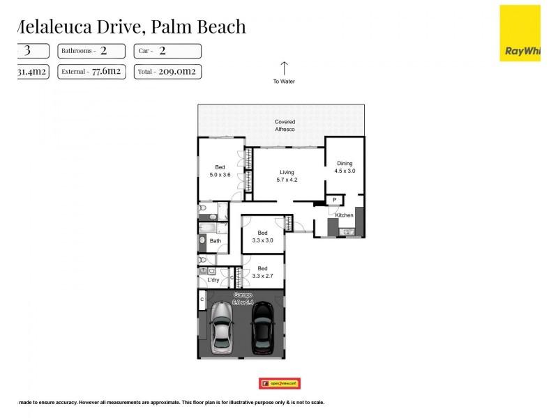122 Melaleuca Drive, Palm Beach QLD 4221 Floorplan