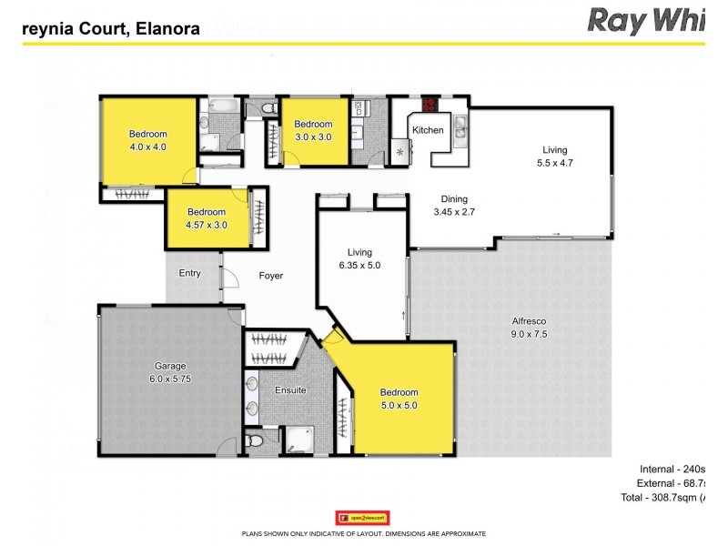 8 Breynia Court, Elanora QLD 4221 Floorplan