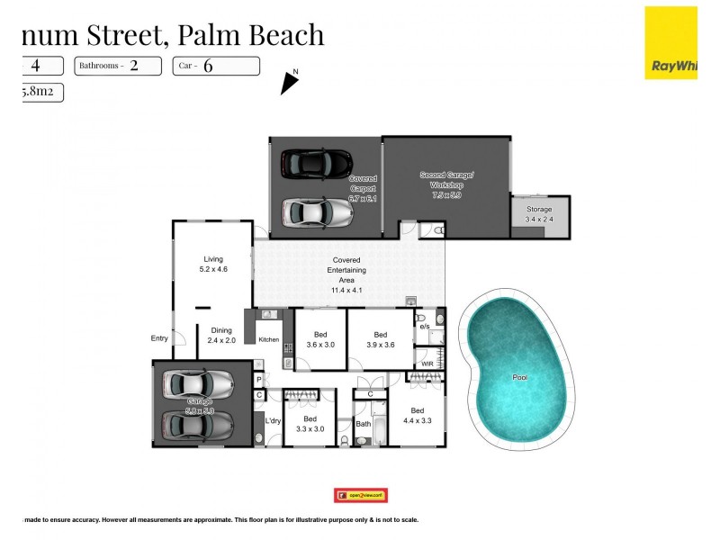 5 Linum Street, Palm Beach QLD 4221 Floorplan