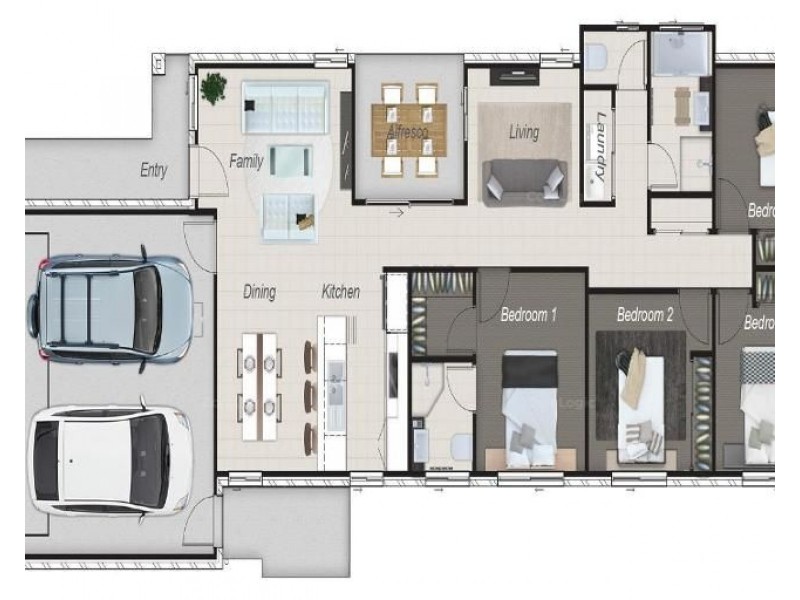 14 Walter Williams Crescent, Redbank Plains QLD 4301 Floorplan