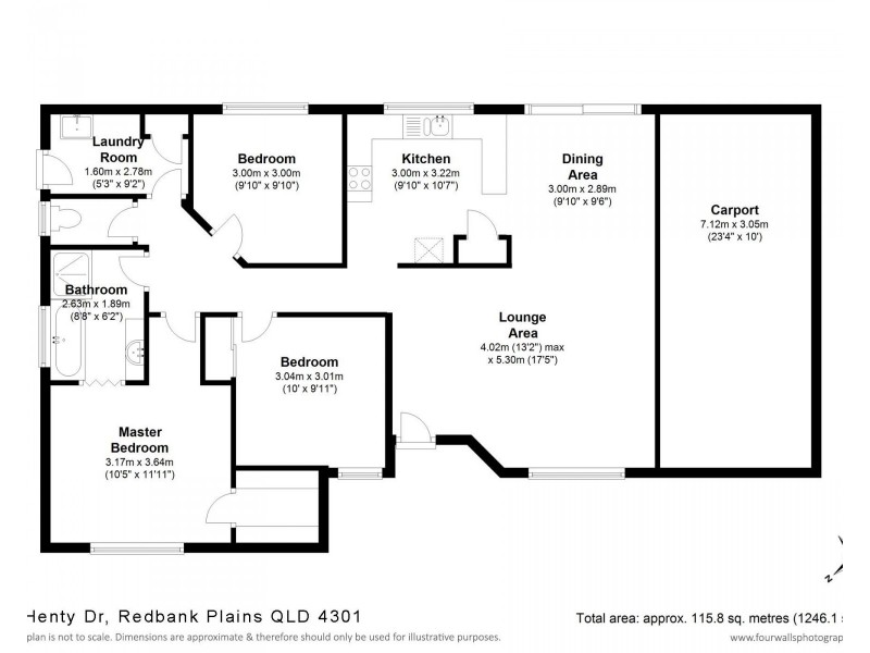 142 Henty Drive, Redbank Plains QLD 4301 Floorplan