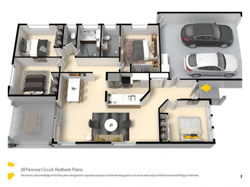 28 Penrose Circuit, Redbank Plains QLD 4301 Floorplan
