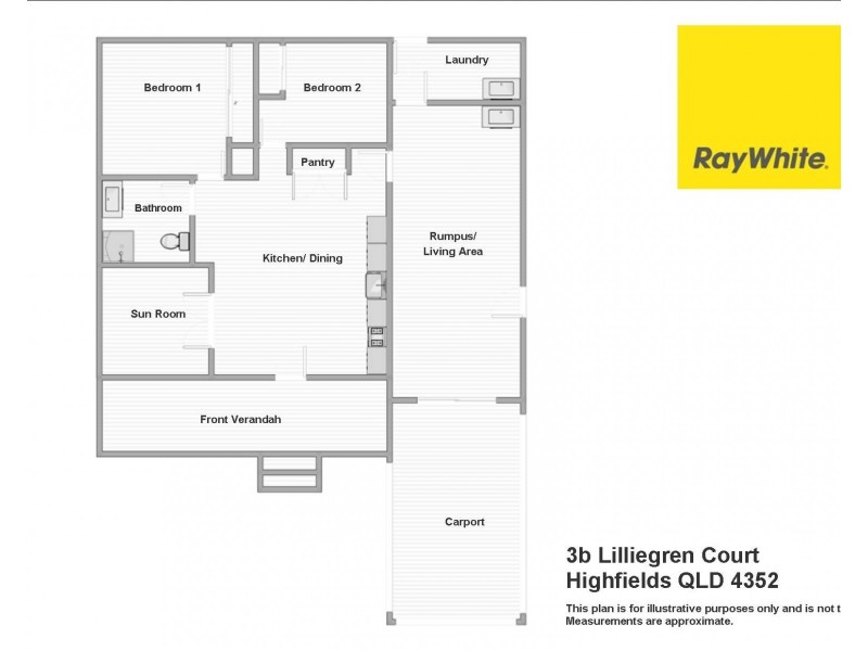 3B Lilliegren Court, Highfields QLD 4352 Floorplan
