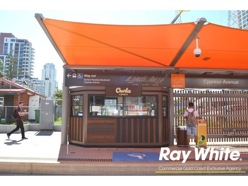 Kiosk 8 Cypress Avenue Station, Gold Coast Light Rail, Surfers Paradise QLD 4217