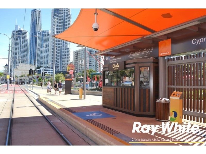 Kiosk 8 Cypress Avenue Station, Gold Coast Light Rail, Surfers Paradise QLD 4217