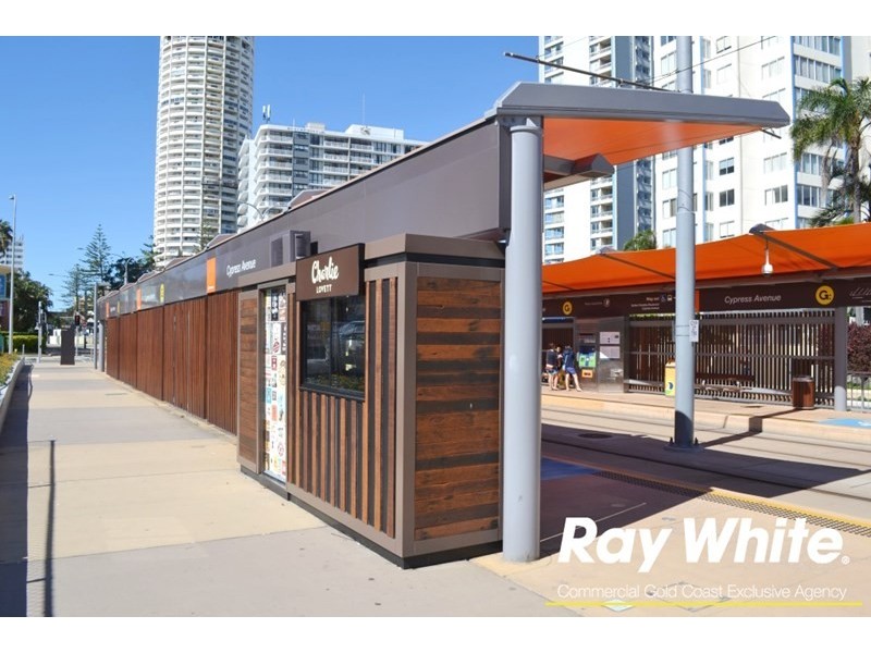 Kiosk 8 Cypress Avenue Station, Gold Coast Light Rail, Surfers Paradise QLD 4217