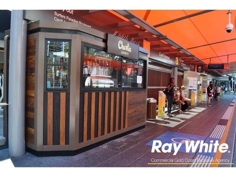 Kiosk 10 Cavill Avenue Station, Gold Coast Light Rail, Surfers Paradise QLD 4217