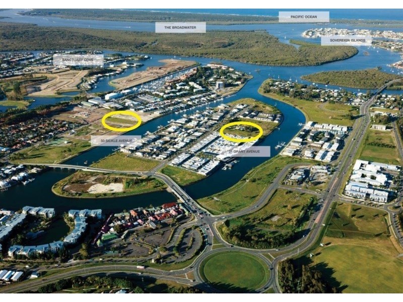 31 Grant Avenue and 33 Sickle Avenue, Hope Island QLD 4212