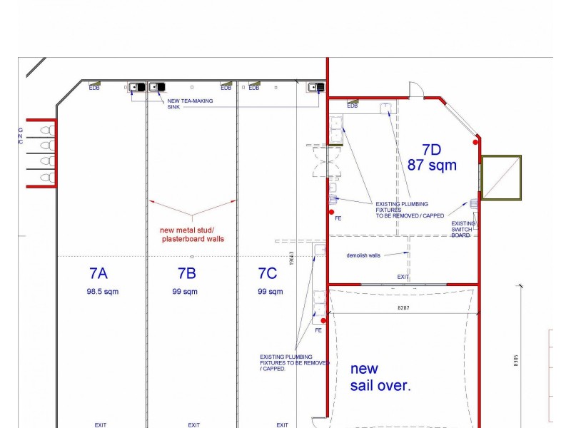 Shop 7a/1 Brygon Creek Road, Coomera QLD 4209 Floorplan