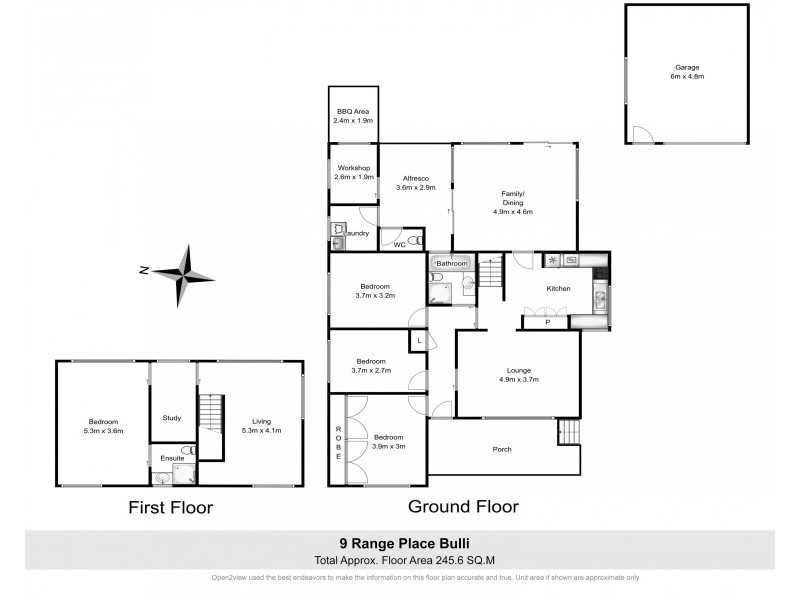9 Range Place, Bulli NSW 2516 Floorplan