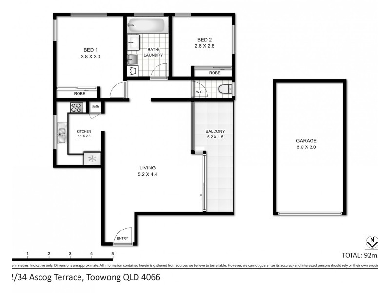 12/34 Ascog Terrace, Toowong QLD 4066
