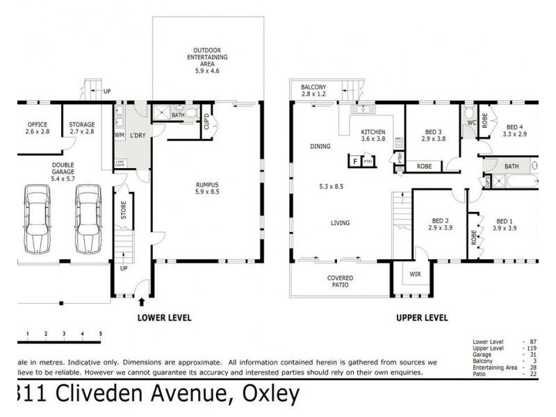 311 Cliveden Avenue, Oxley QLD 4075 Floorplan