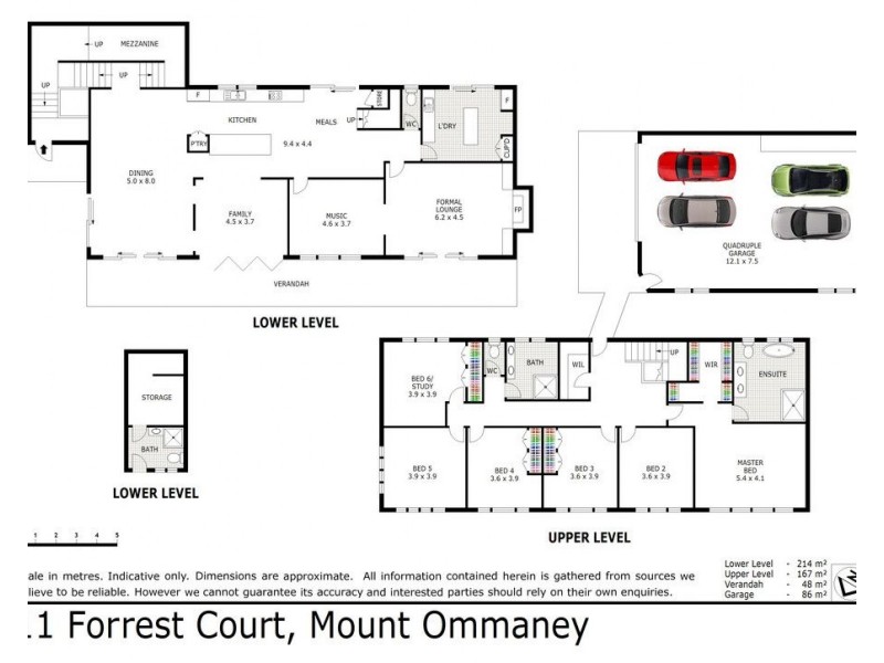 11 Forrest Court, Mount Ommaney QLD 4074 Floorplan