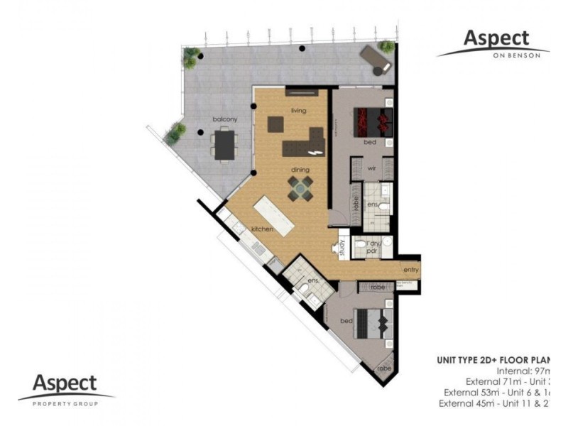 11/68 Benson Street, Toowong QLD 4066 Floorplan