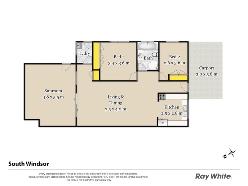 2/200 Mileham Street, South Windsor NSW 2756 Floorplan