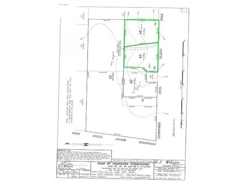 Lot 46 Toowoomba Cecil Plains Road, Mount Tyson QLD 4356