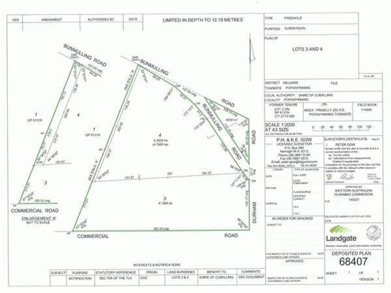 Lot 3 Bunmulling Road, Popanyinning WA 6309