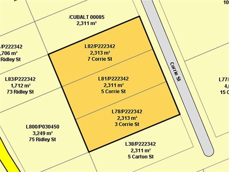 3,5 and7 Corrie Street, Cuballing WA 6311