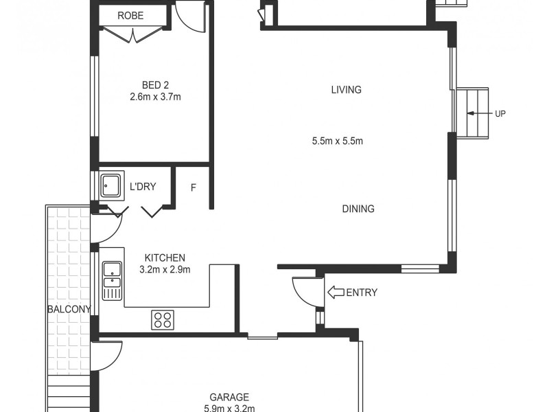 2/43 Asca Drive, Green Point NSW 2251 Floorplan