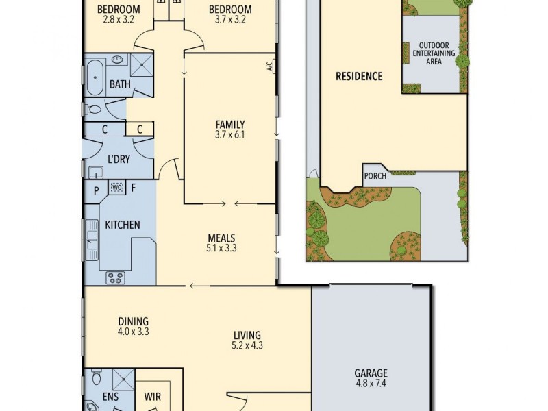 9 Nickson Close, Dingley Village VIC 3172 Floorplan