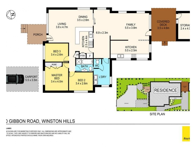 70 Gibbon Road, Winston Hills NSW 2153 Floorplan