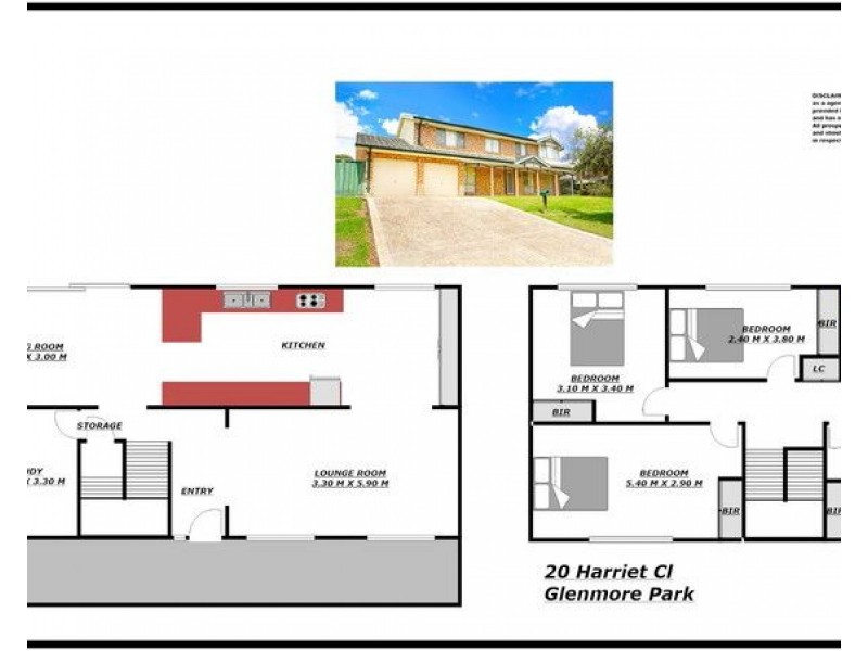 20 Harriett Close, Glenmore Park NSW 2745 Floorplan
