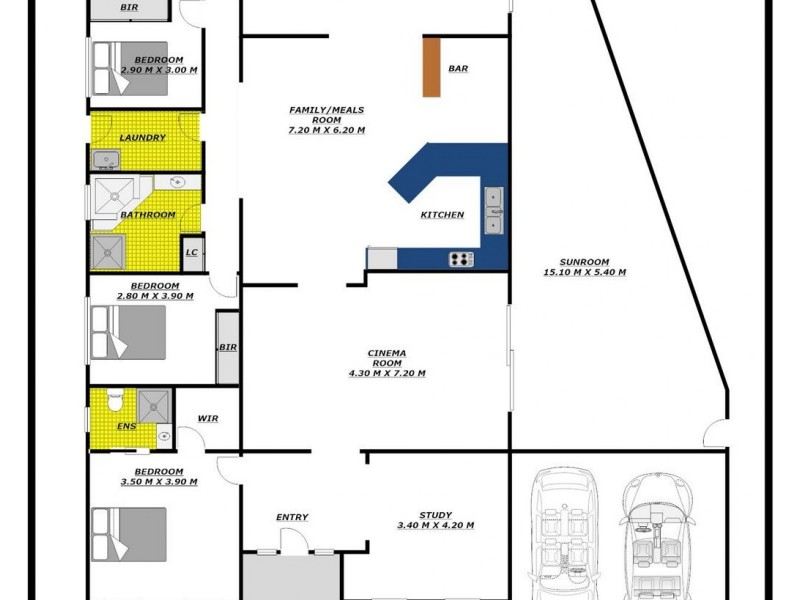 8 Kingsfield Avenue, Glenmore Park NSW 2745 Floorplan