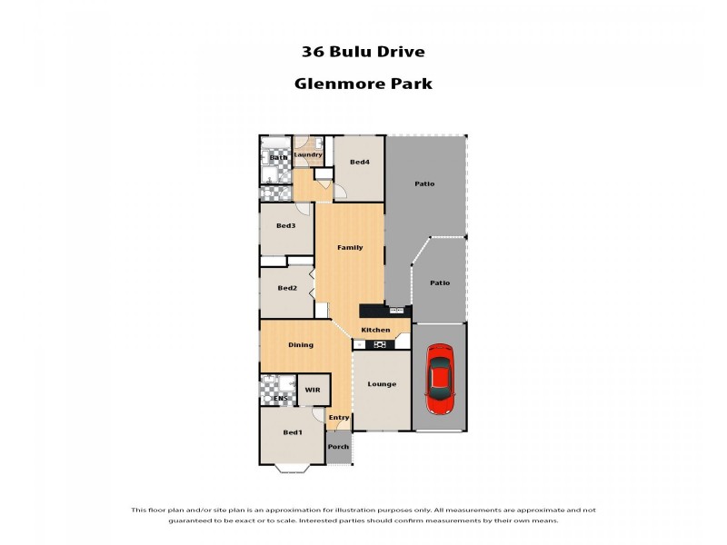 36 Bulu Drive, Glenmore Park NSW 2745 Floorplan