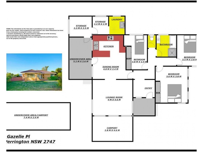4 Gazelle Place, Werrington NSW 2747 Floorplan