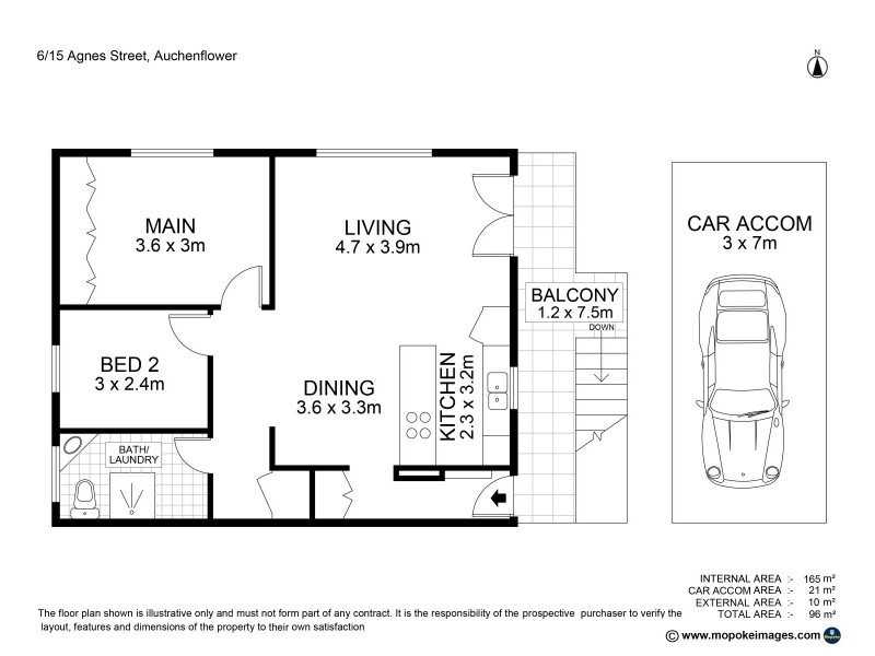 6/15 Agnes Street, Auchenflower QLD 4066
