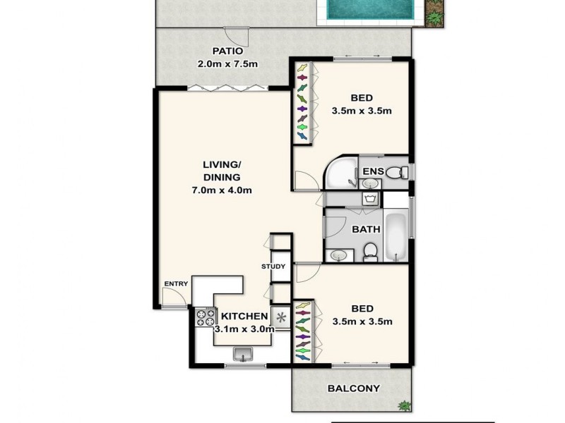 1/30 Ramsay Street, Kedron QLD 4031 Floorplan