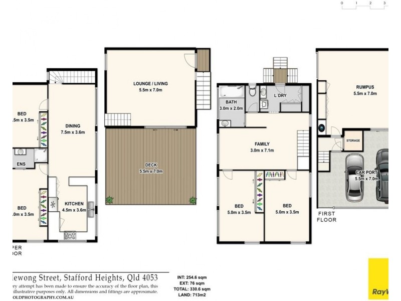 8 Koolewong Street, Stafford Heights QLD 4053 Floorplan