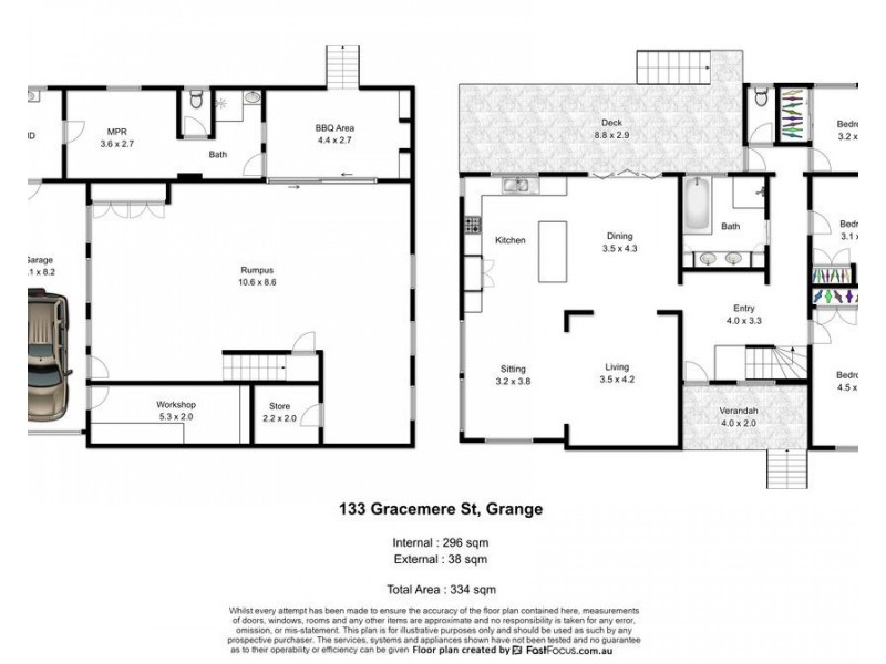 133 Gracemere Street, Grange QLD 4051 Floorplan