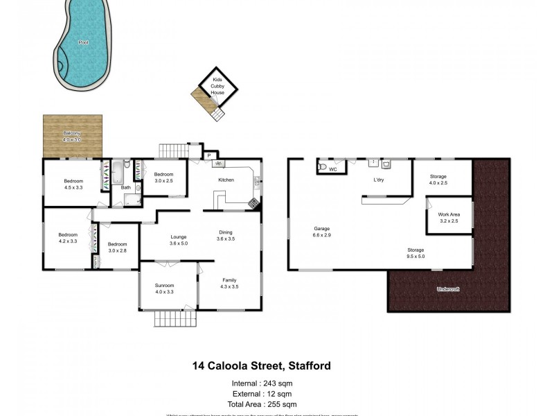 14 Caloola Street, Stafford QLD 4053 Floorplan