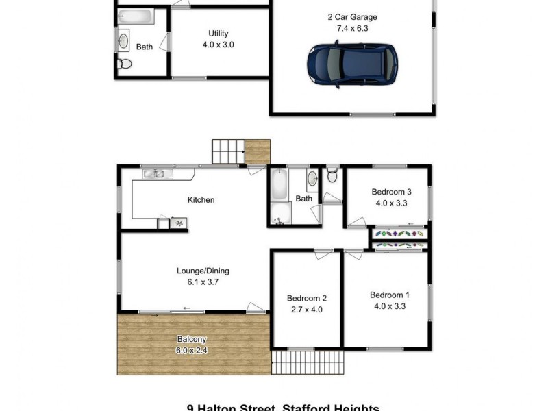 9 Halton Street, Stafford Heights QLD 4053 Floorplan