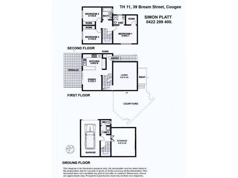 T’hse 11,39 Bream Street, Coogee NSW 2034