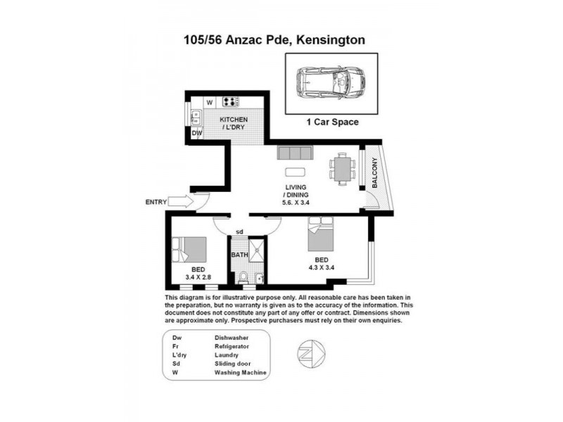 105/56 Anzac Parade, Kensington NSW 2033