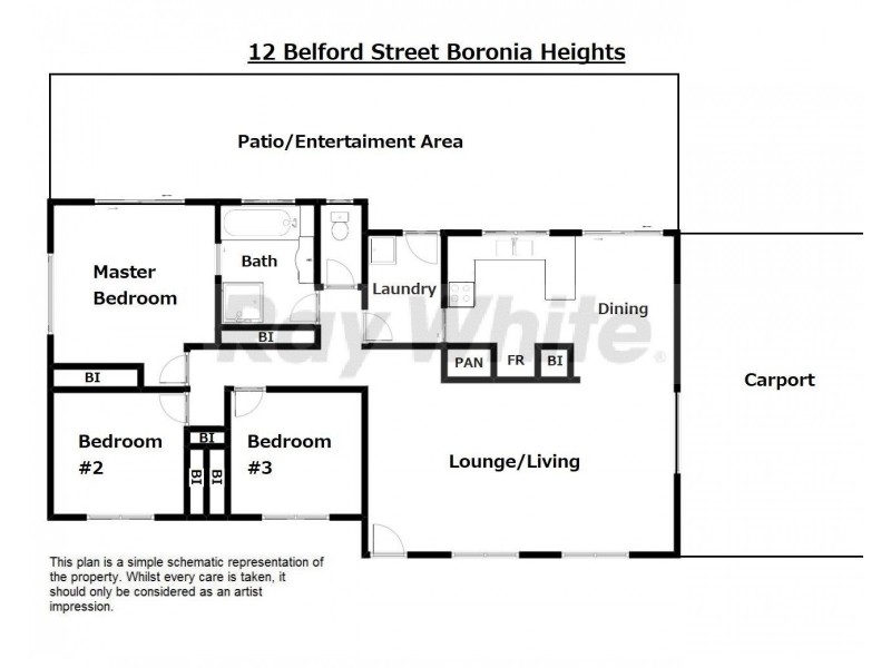 12 Belford Street, Boronia Heights QLD 4124 Floorplan
